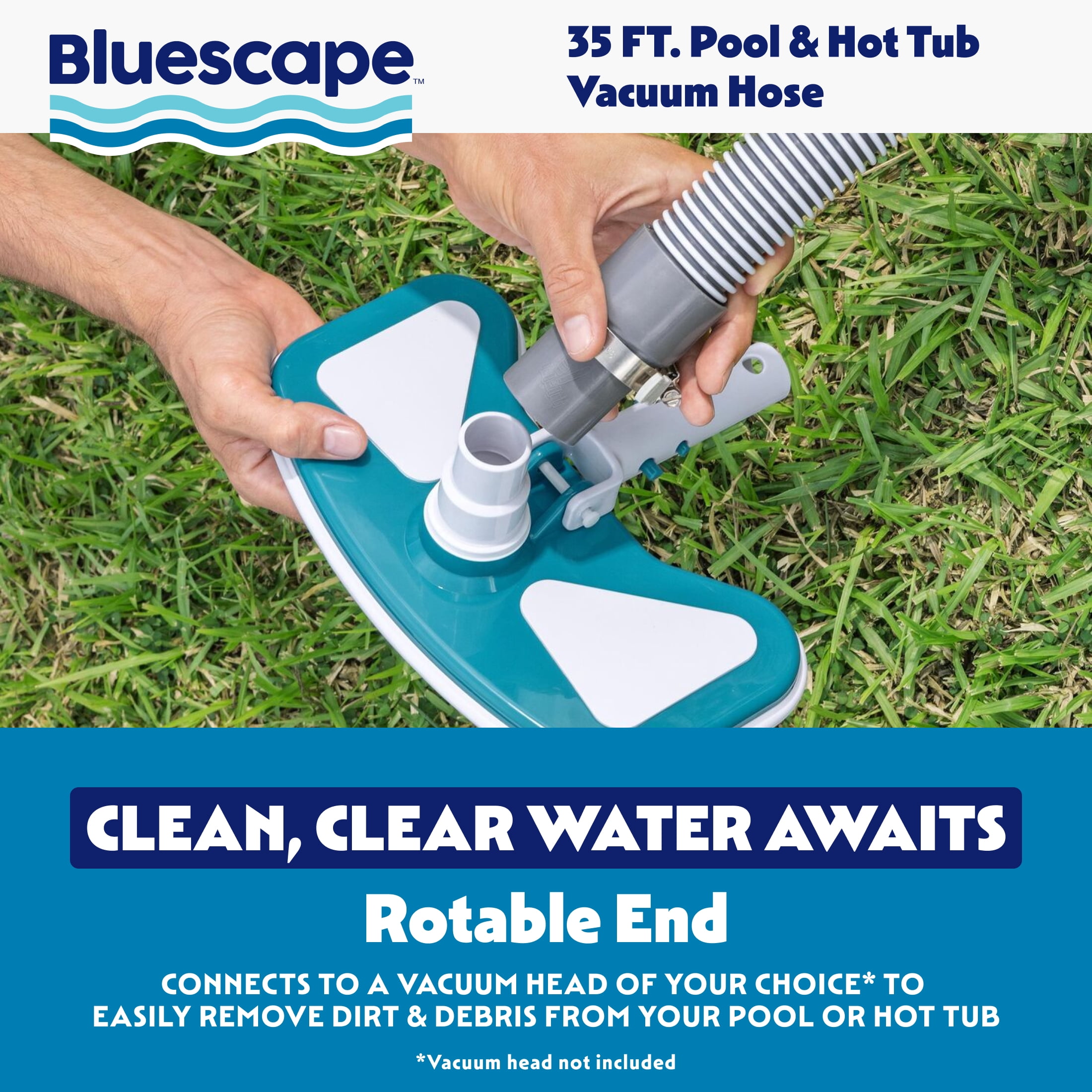 Bluescape 35' Pool & Hot Tub Cleaning Hose