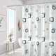 thumbnail image 1 of shower curtain waterproof and mildew-proof shower curtain small square single curtain 180 width * 240 height [with hanging ring], 1 of 1