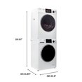 thumbnail image 2 of Equator 24 in Compact 110V Laundry Set Washer 1.62 cf + SENSOR Vented Dryer 3.1 cf, 2 of 19