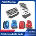 thumbnail image 3 of Uscallm 3Pcs Universal Car Pedal Covers, Universal Car Pedal Covers, Anti-slip Brake Accelerator Pedals, Car Interior Accessories Upgrade, Manual Transmission Pedal Mods, 3 of 9