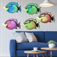 thumbnail image 1 of onlyliua Liquidación de Ahorro de Verano Decoración Colgante de Hierro para Jardín, Manualidades para El Hogar, Decoración de Peces para Colgar En La Pared, 1 of 4