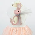 thumbnail image 6 of Visland Dog Dress Soft Stretchy Cotton Sweet Rabbit Pattern Dog Clothes for Party, 6 of 8