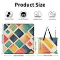 thumbnail image 2 of Bohemian Color Picnic Blanket Waterproof Outdoor Beach Blanket Hand-held Pad Suitable for Travel, Camping, Beach, Family Gatherings, 2 of 7