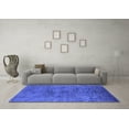 thumbnail image 3 of Ahgly Company Machine Washable Indoor Rectangle Oriental Blue Industrial Area Rugs, 2' x 3', 3 of 4
