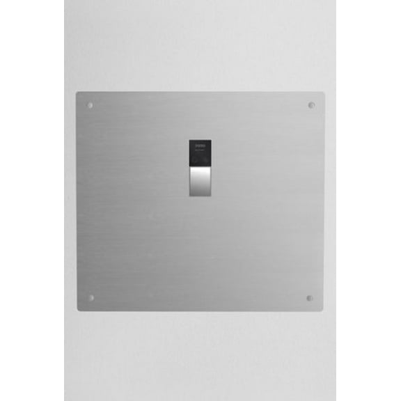 Toto TET2LN33#SS 14-Inch by 12-Inch Concealed Sensor Toilet Flush Valve, Back Spud Floor-1.28-GPF, Stainless Steel