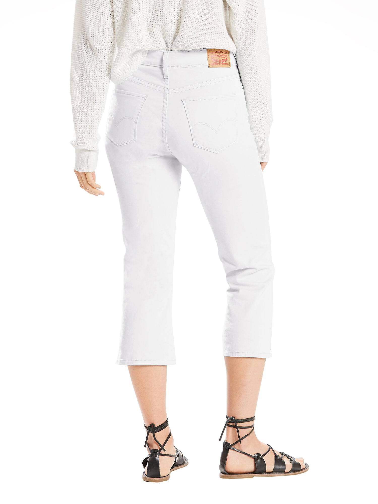 women's levi's classic capri jeans