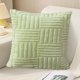 thumbnail image 1 of Funda de Almohada Plisada de Terciopelo de Color Sólido, Cojín de Sofá de Terciopelo, Almohada para Cabecera, Soporte Lumbar de Oficina, Protección de Cintura, 1 of 6