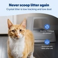 thumbnail image 6 of PetSafe ScoopFree Crystal Pro Legacy Front-Entry Self-Cleaning Cat Litter Box, Automatic, Gray, 6 of 11