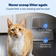 PetSafe ScoopFree Crystal Pro Legacy Front-Entry Self-Cleaning Cat Litter Box, Automatic, Gray
