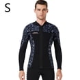 thumbnail image 2 of Buceo de buceo 3mm Tops de traje de neopreno Premium neopreno Tits UV Protección de UV Buceo de buceo Scuba de canoa para aeróbicos de agua Snorkel Grey S seitruly OD003290-11, 2 of 7
