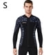 thumbnail image 2 of Buceo de buceo 3mm Tops de traje de neopreno Premium neopreno Tits UV Protección de UV Buceo de buceo Scuba de canoa para aeróbicos de agua Snorkel Grey S seitruly OD003290-11, 2 of 7
