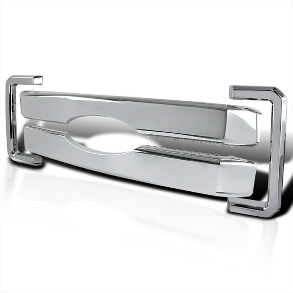 Spec-D Tuning Front Hood Grille Overlay Cover Chrome Compatible with 2011-2016 Ford F250 F350 F450 F550 Super Duty