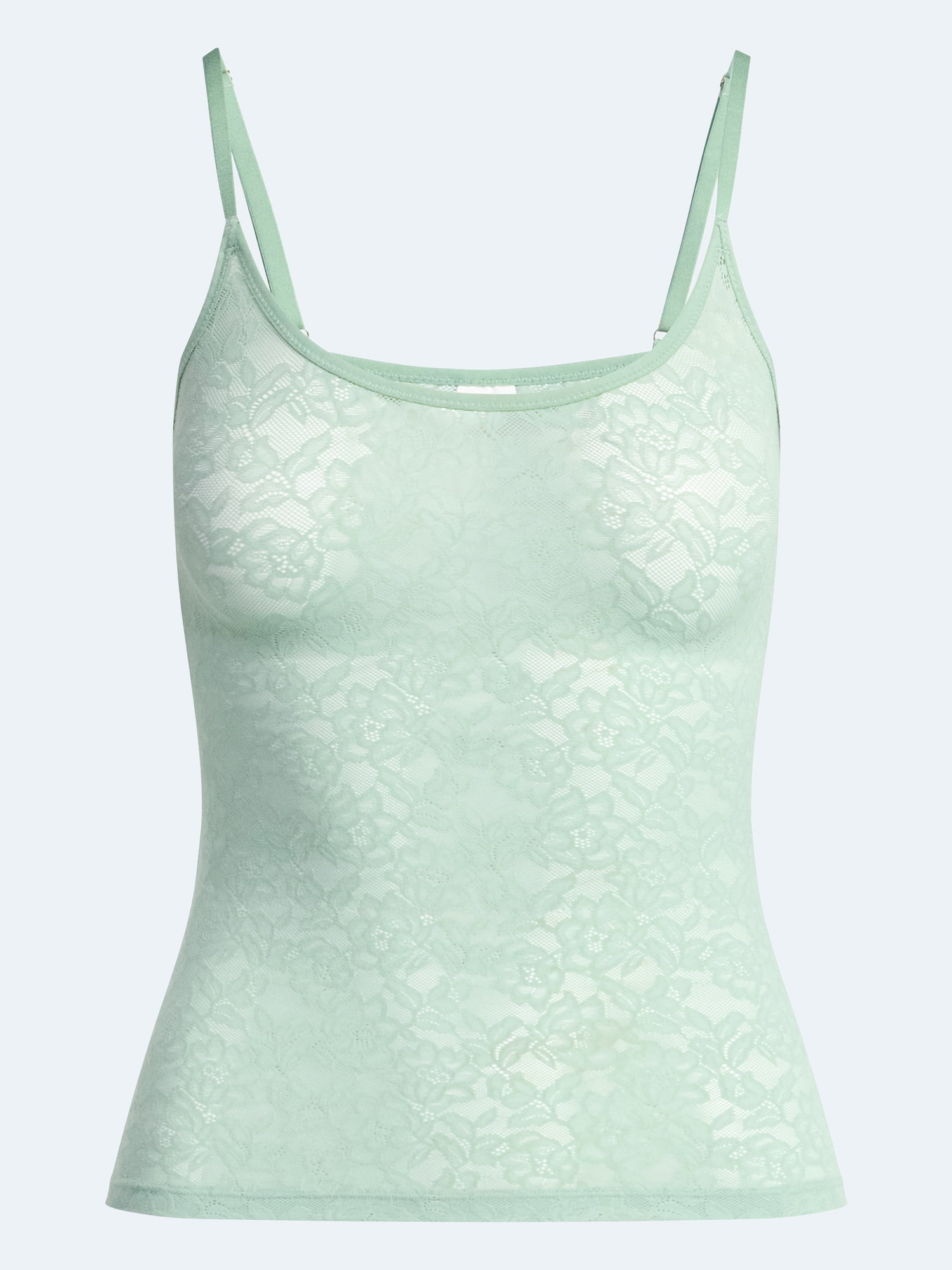 Joyspun Women's Soft Stretch Lace Cami, Sizes XS-XXXL