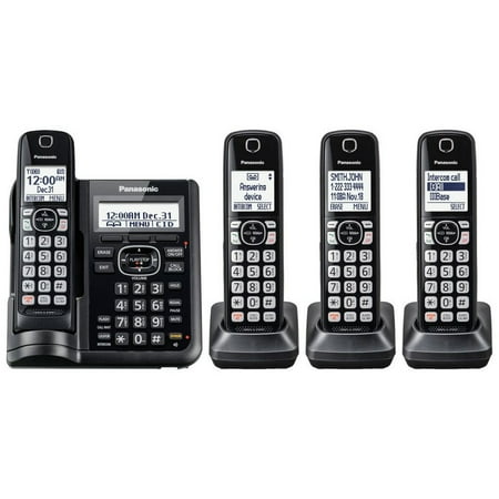 Panasonic Cordless Phones with Answering Machine - 4 (Best Cordless Phone With Answering Machine And Caller Id)