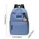 thumbnail image 3 of Backpack Large Capacity Solid Color Office Worker Travel Bag Women's Fashionable Versatile Student Backpack High End Bag Waterproof Durable Adjustable Shoulder Strap Portable Foldable Laptop, 3 of 9