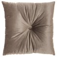 thumbnail image 2 of Light Brown Center Beaded Tuft Throw Pillow, 2 of 5