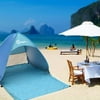 Sunshade Basecamp Shelter Automatic Pop Up Instant Portable Outdoors Quick Cabana Beach Tent folding Sun Shelter Blue