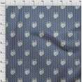 thumbnail image 3 of oneOone Cotton Poplin Navy Blue Fabric Abstract Block Diy Clothing Quilting Fabric Print Fabric By Yard 42 Inch Wide, 3 of 4