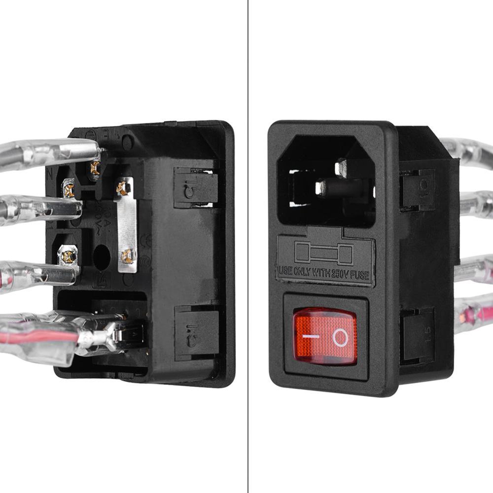 LYUMO Utype Plug 15A 220V/110V Power Supply Switch/Adapter Socket