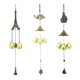 thumbnail image 1 of Campanas de viento de metal decorativas para exteriores, 3 uds., campanillas de viento para su propio patio, porche, jardín o patio, bronce, 45cm, 1 of 5
