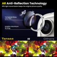 thumbnail image 3 of PINHEN for iPhone 15 Pro/iPhone 15 Pro Max Camera Lens Protector, 9H Tempered Glass Camera Cover Screen Protector, Metal Individual Ring for iPhone 15 Pro Max 6.7 inch iPhone 15Pro 6.1 inch, 3 of 7