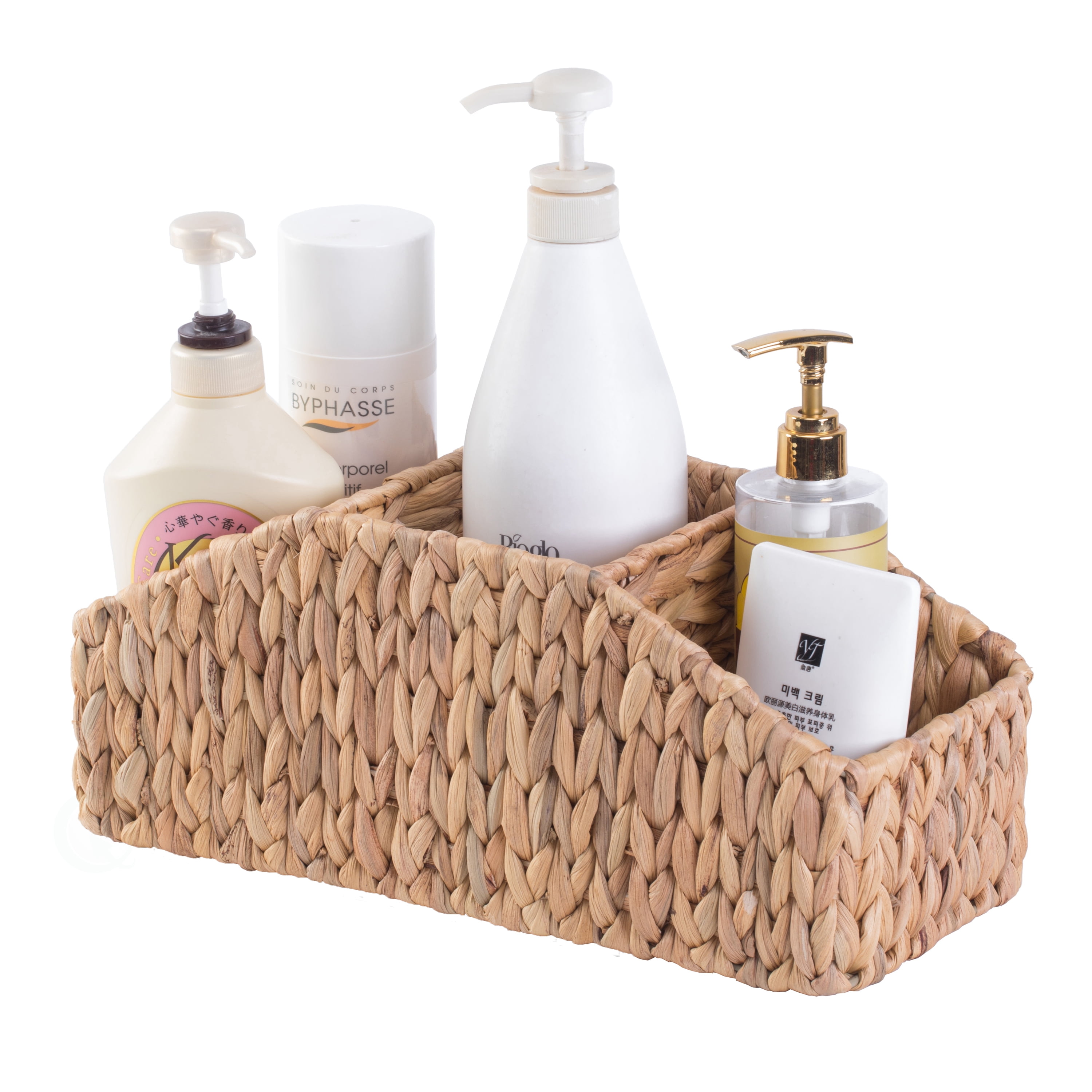Natural Water Hyacinth Storage Organizer Caddy
