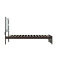 thumbnail image 6 of AFI NoHo 14" Twin XL Wood Platform Bed with Modern Panel Headboard & Footboard, Espresso, 6 of 7