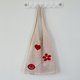 thumbnail image 1 of Bolso de hombro de gran capacidad de punto Bolso de mano de flores huecas de malla (albaricoque), 1 of 5