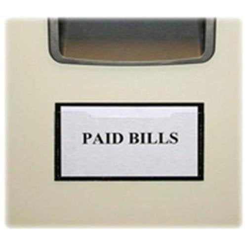 Tatco, TCO29011, Label Inserts Magnetic Label Holders, 10 / Pack, White