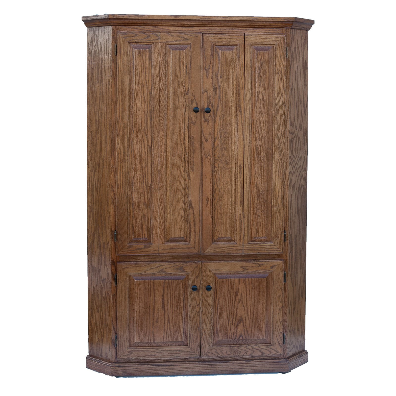 Eagle Furniture Classic Oak Corner Computer Armoire Work Station