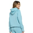 thumbnail image 3 of Women's UltraComfy Quarter-Zip Hoodie, Light Denim, M, 3 of 5