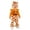 Orange, variant on Baby Girls Long Sleeve Pumpkin Bodysuit Flared Pants and Headband 3 Pcs Set Pumpkin Costume Cosplay Costume Halloween Costumes for Girls Size 0-3 Months