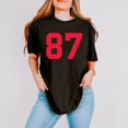 thumbnail image 2 of Football Jersey 87 - Womens Garment Dyed Tee, 2 of 15