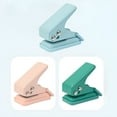 thumbnail image 2 of CCOCC 4Pcs Hole Punch,Green and Safe Composition Hole Puncher for Crafts,Responsive Padding Collision Easing Single Hole Punch,Green, 2 of 3