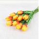 thumbnail image 1 of Xiao Hua 12 tulipanes artificiales, flores falsas, flores artificiales para decoración de bodas, 1 of 5