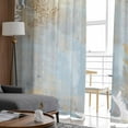thumbnail image 4 of Moroccon Sheer Curtains 96 Inches Long 2 Panels Set, Window Sheer Curtains for Living Room/Bedroom, Moroccan Light Filtering Rod Pocket Curtain 52'' x 96'' x 2, 4 of 7