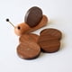 thumbnail image 3 of Estera de Mesa de Posavasos de Madera, Estera Aislante en Forma de Caracol, Herramienta de Posavasos de Madera, Bandeja de Té, Regalo, 3 of 4