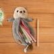 thumbnail image 5 of Estuche para lápices de animales de peluche, porta bolígrafos y rotuladores, bolsa de papelería suave para niños Nutrias marinas, 5 of 6