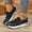 Black, variant on YOUYEDIAN Sneakers for Women Casual Round Toe Platform Fashion Slip On Sport Sneakers Versatile Comfy Breathable Outdoor Walking Shoes