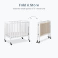 thumbnail image 6 of Dream On Me, 3 in 1 Birch Folding Portable Crib - White, 6 of 11