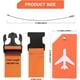 thumbnail image 2 of 4 Sangles Bagages Rglables Avec Boucles, Sangle De Valise, 4 Tiquettes Bagages Avec Nom Et Adresse Pour Scuriser Les Bagages Lors Des Voyages En, 2 of 5