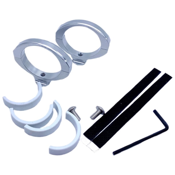 Soporte para jaula de botella de agua para bicicleta, abrazadera adaptadora de montaje mecanizada CNC de aleación de aluminio rresistente para bicicleta Plata Cola Portabidón para bicicleta