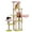 Pink, variant on PAWZ Road 59" Cactus Cat Tree Tower with sisal Scratching Post & Large Perch for Indoor Cat Green