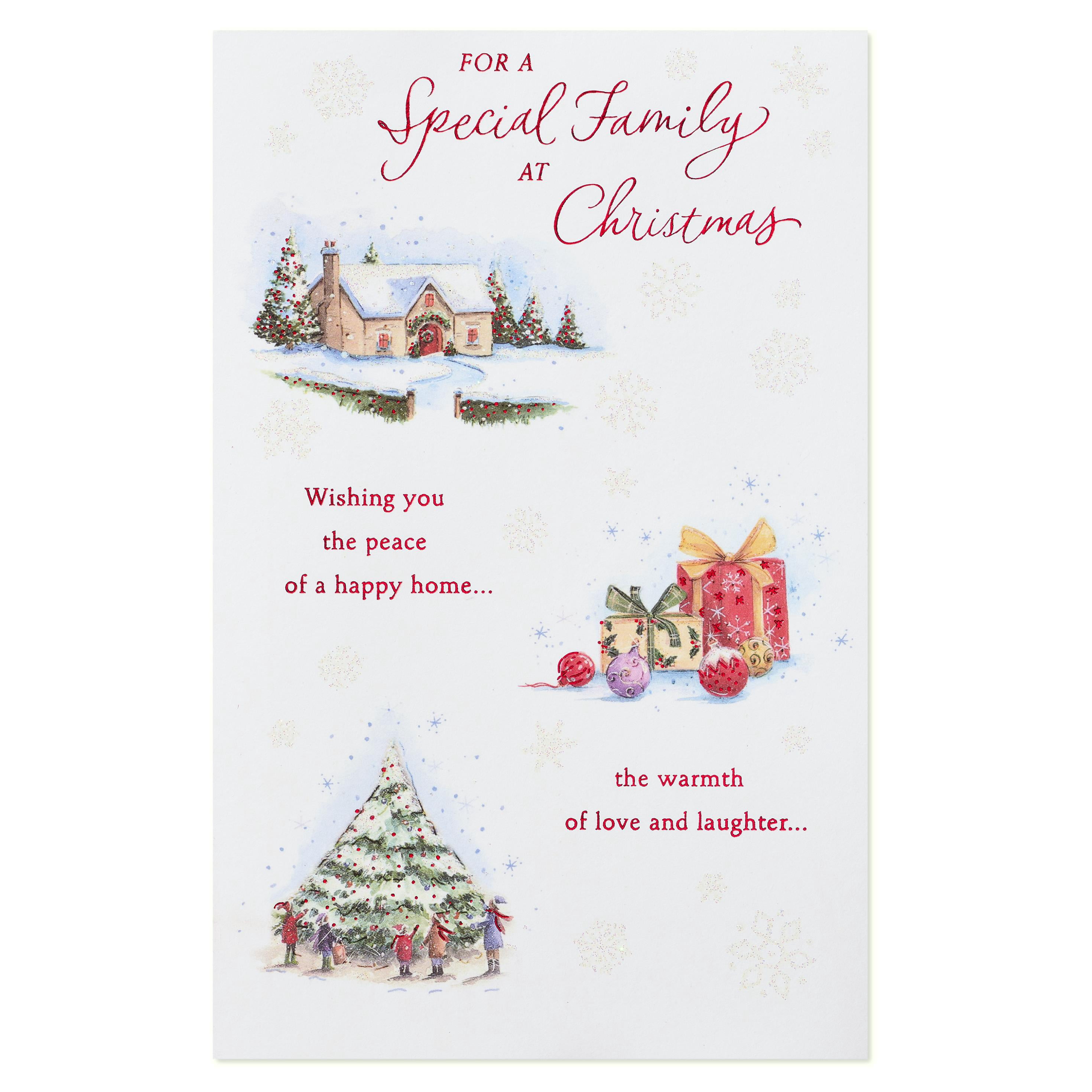 American Greetings Special Family Christmas Card