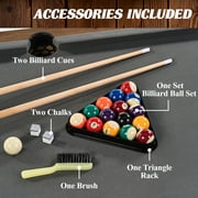 Barrington Billiards Urban Collection 66” Pool Table with Accessories Included, Gray