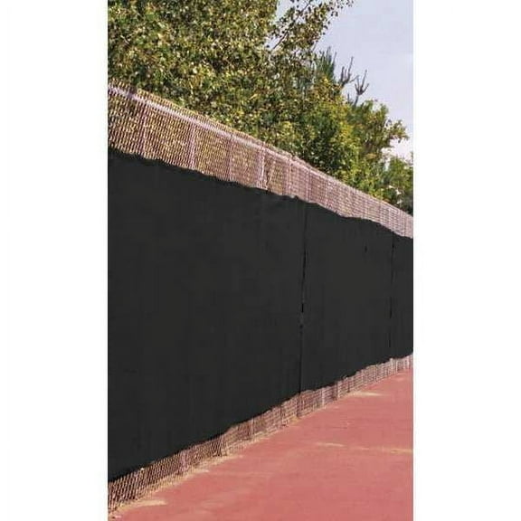 Manufacturer Varies Fence Screen,25 ft. L,8 ft. H,Black MTP-95-04-0825