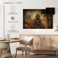 thumbnail image 5 of Elephant Stock Buddha Belief Wall Art - Horizontal Canvas Wall Art - Living Room Wall Decor - Religion And Spirituality Canvas - Brown And Yellow Decor - 12" x 8", 5 of 8