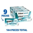 thumbnail image 3 of Trident White Wintergreen Sugar Free Gum, 9 Packs of 16 Pieces (144 Total Pieces), 3 of 8