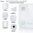 thumbnail image 6 of iHome Smart Scale Digital Bathroom Scale for Body Weight and BMI Tracking, White, 6 of 8
