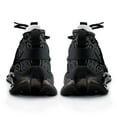 thumbnail image 6 of Greek Key Ornate Black & Gold Walking Shoes for Men Woman Lightweight Tennis Fashion Elastic Sports Shoes Cushion Basketball Shoes, 6 of 7